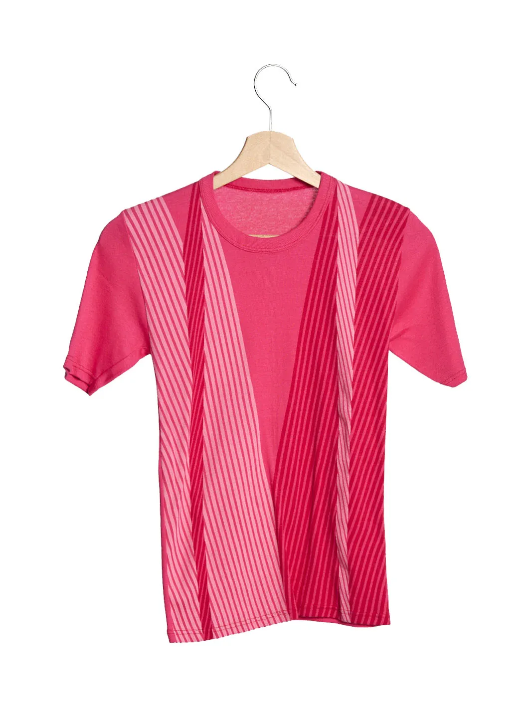 1970s Roberta di Camerino short-sleeved T-shirt in fuchsia stretch cotton