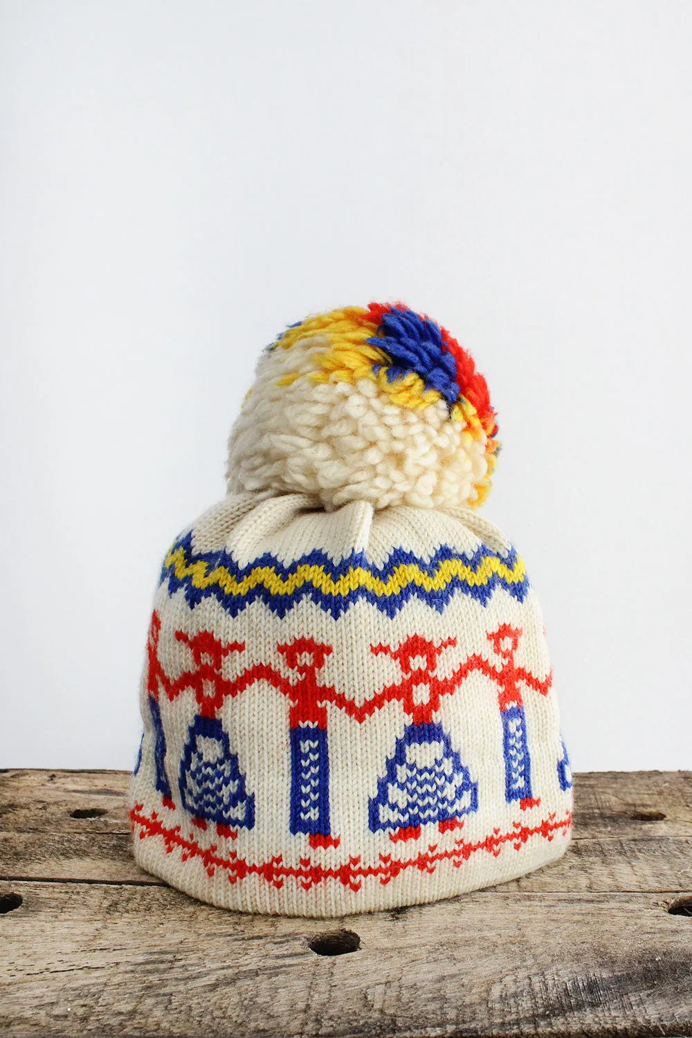 70s Boya Pom Pom Beanie