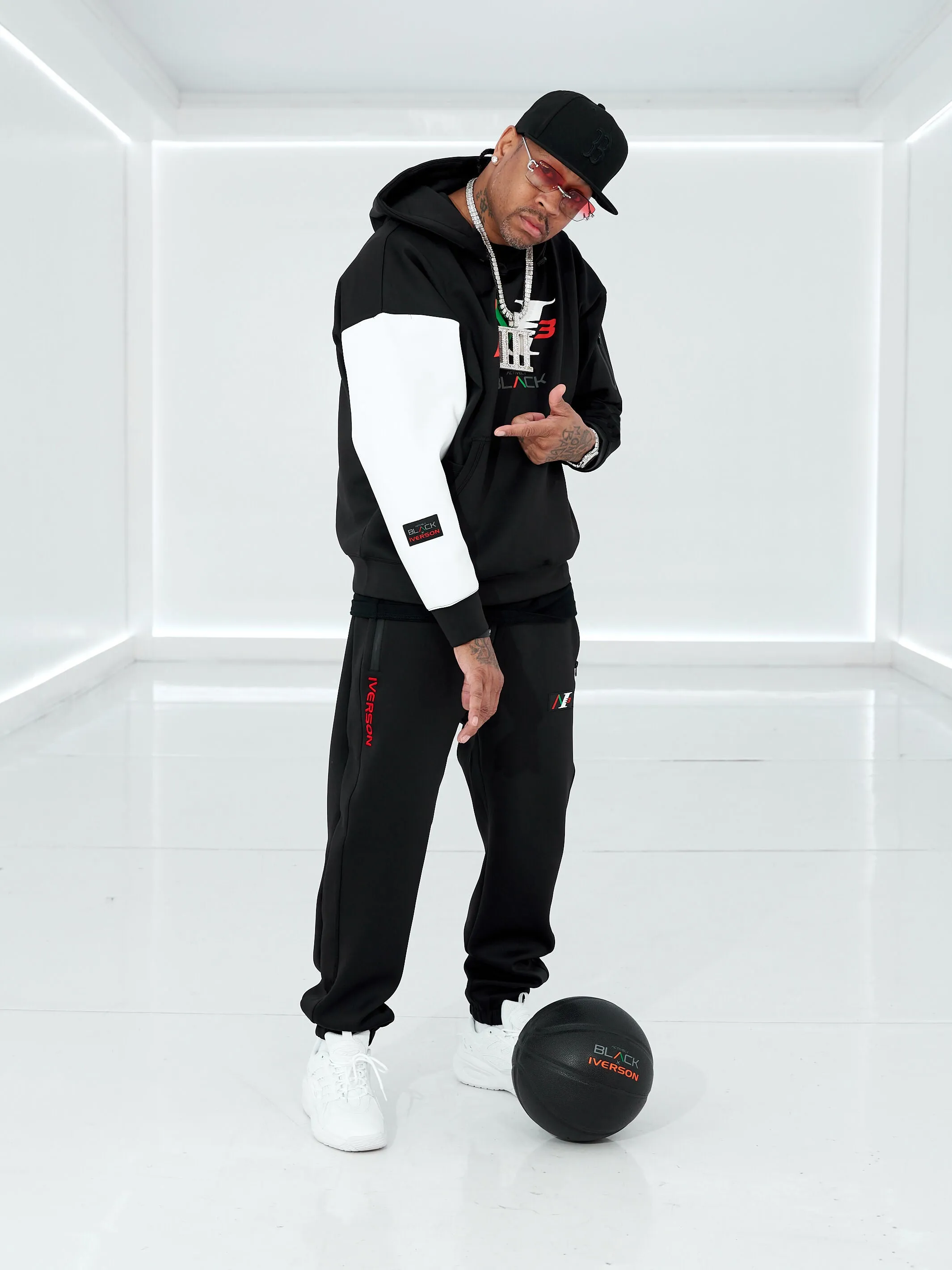 Allen Iverson x Actively Black "The Sleeve" Hoodie