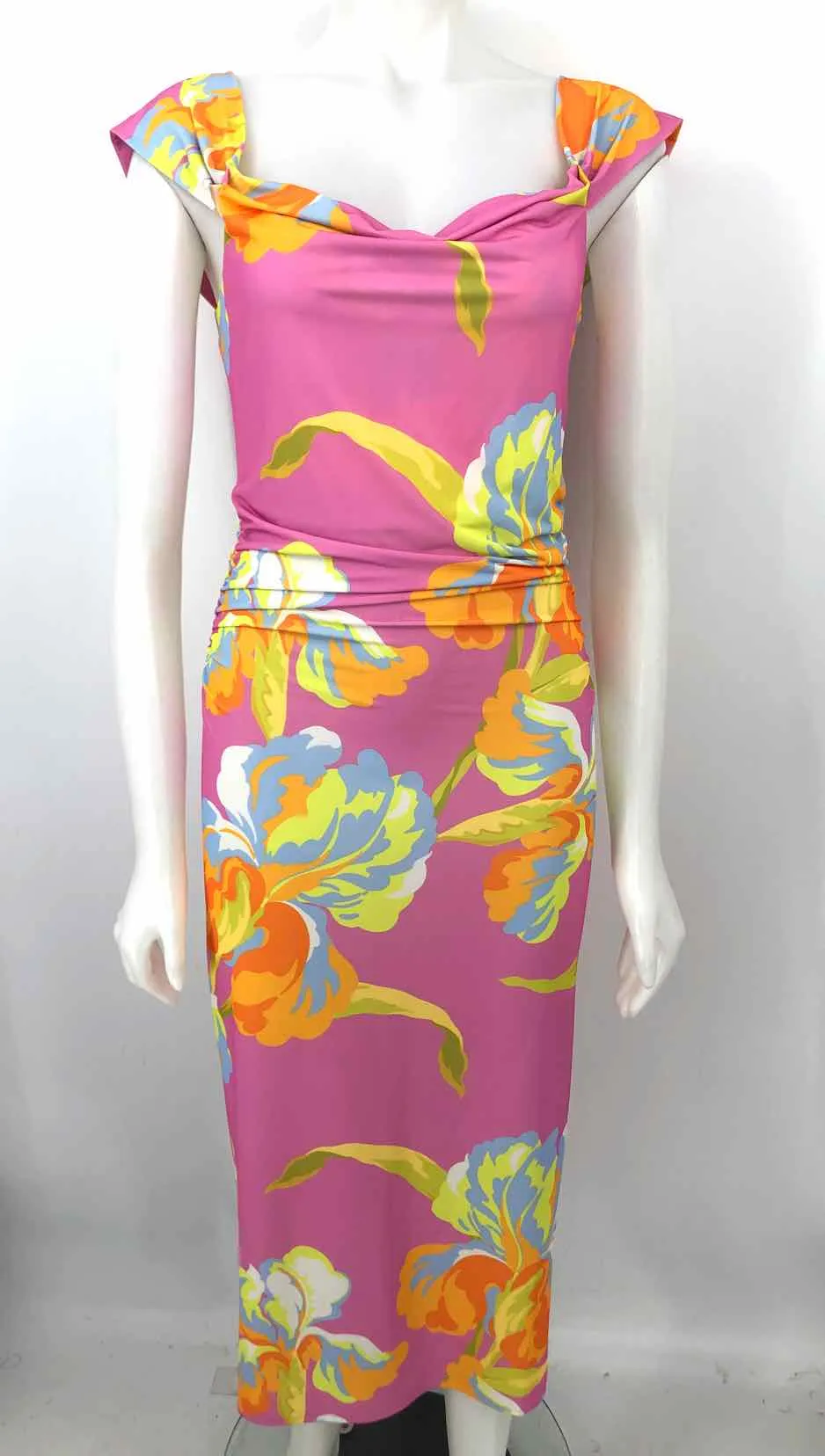 AMANDA UPRICHARD Pink Print Dress