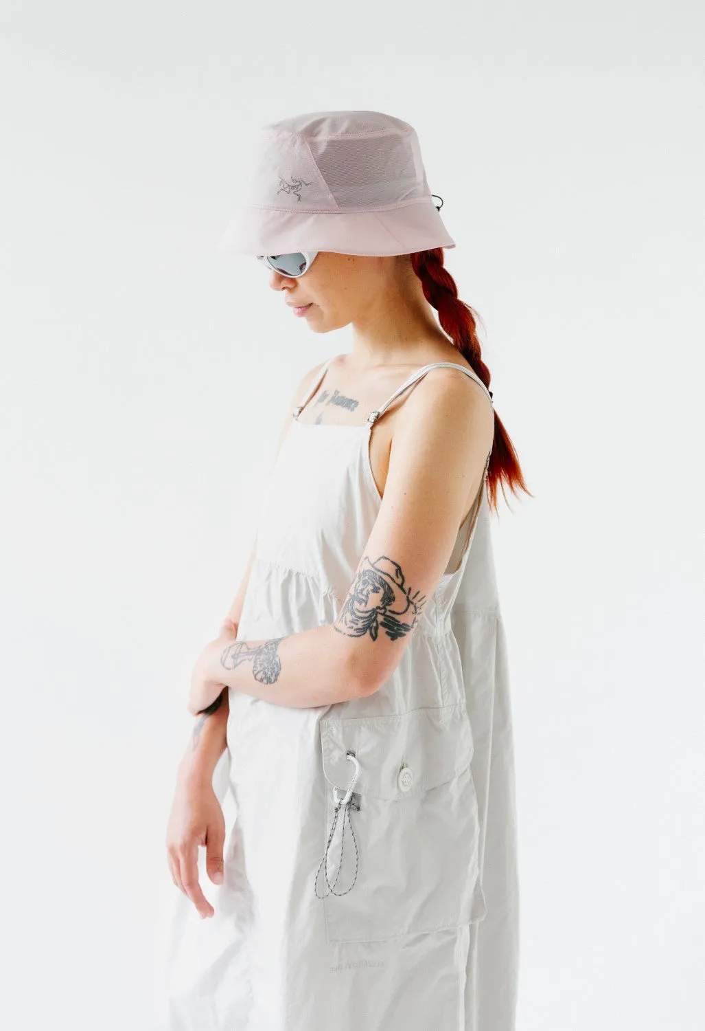 And Wander Women's Oversized Cargo Dress - Off White