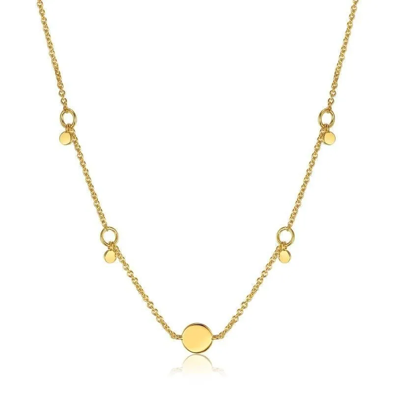 Ania Haie Geometry Drop Discs Necklace