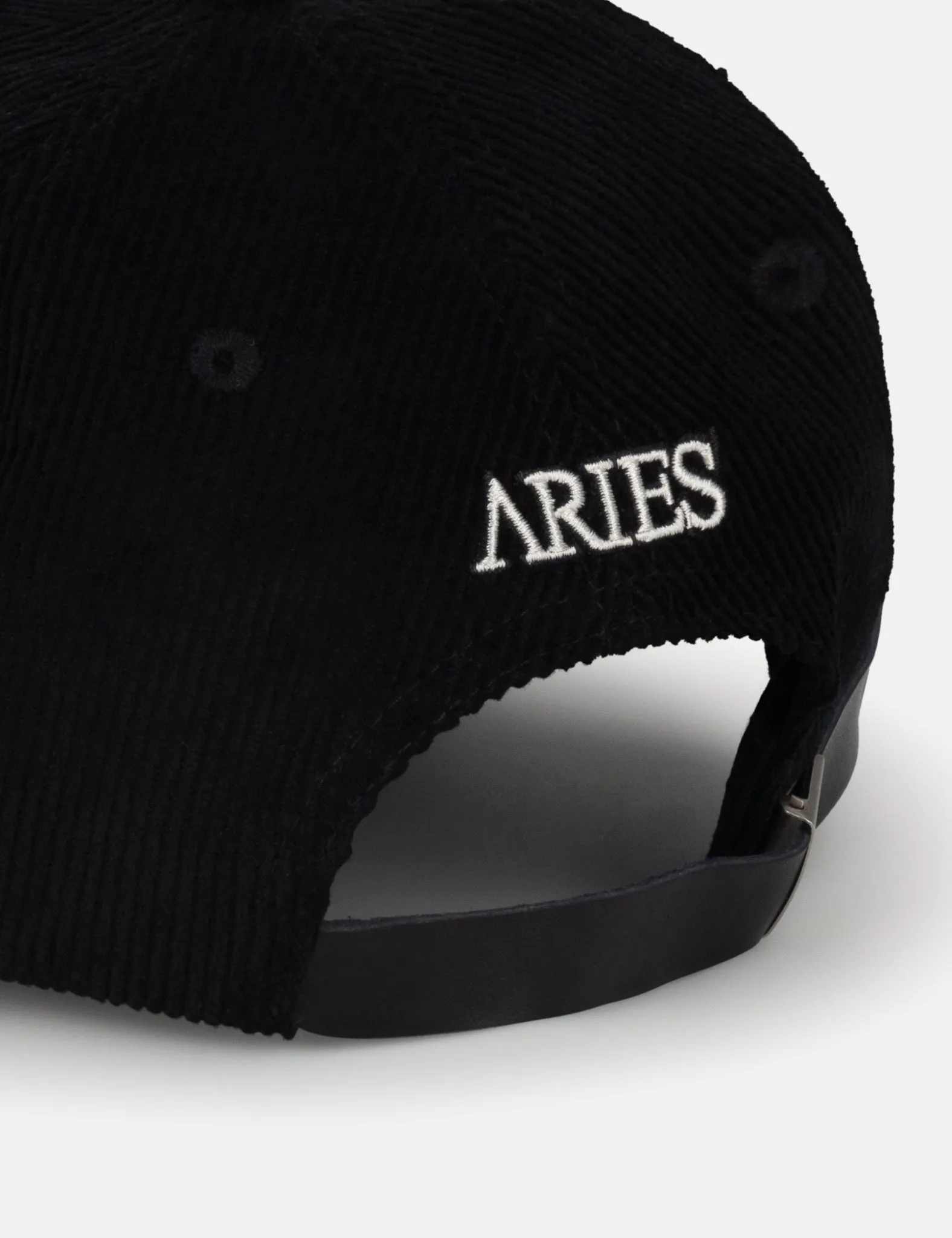 Aries Mini Problemo Corduroy Cap - Black