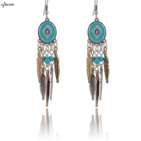 aritos Ethnic Earrings aretes Boho Hippie Earrings For Women Tribal Earrings Native American Jewelry Navajo Gypsy Bohemian Aros