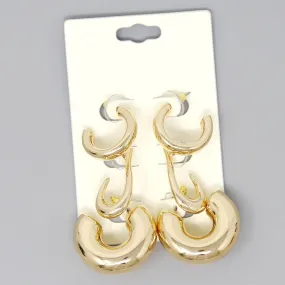 Assorted Hoop Earring Set