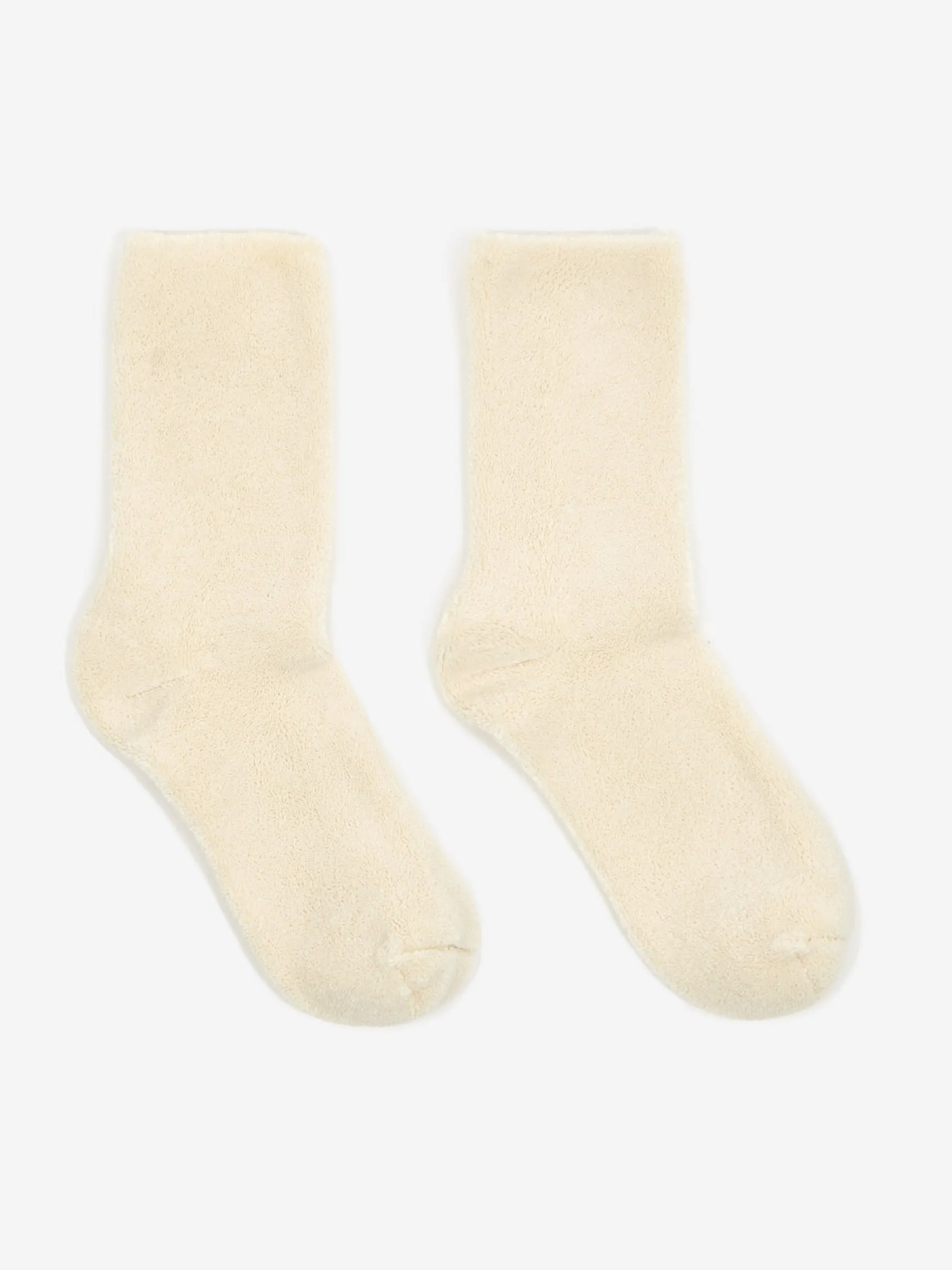 Baserange Buckle Over Ankle Sock - Off White