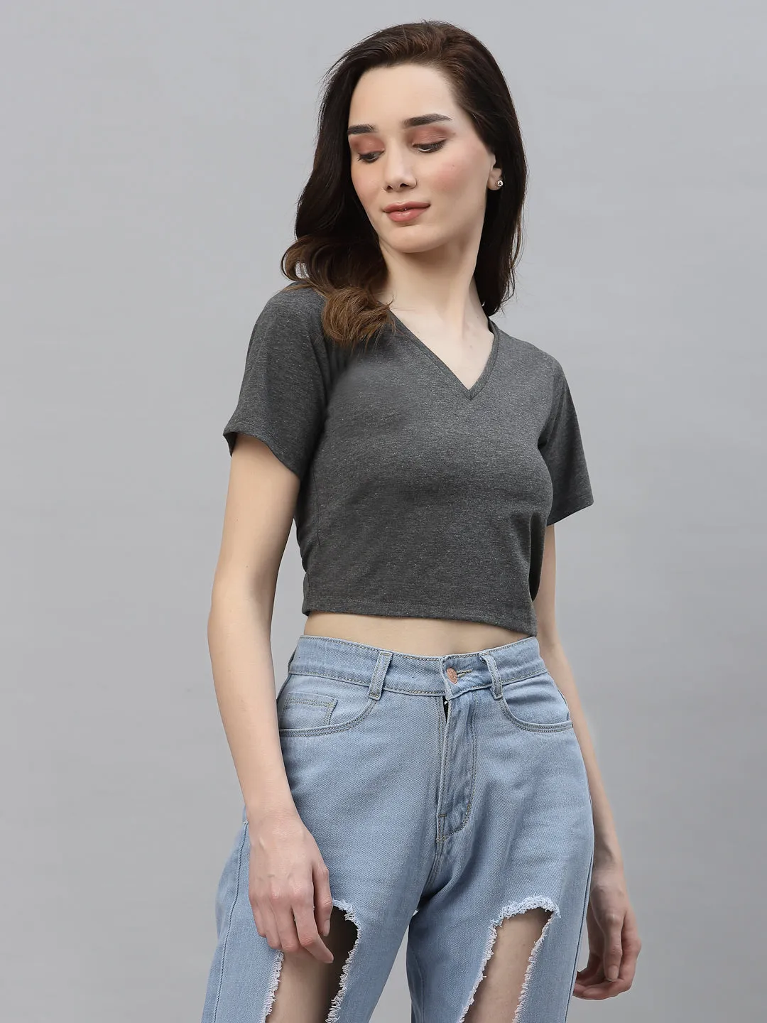 Basic V Neck Top