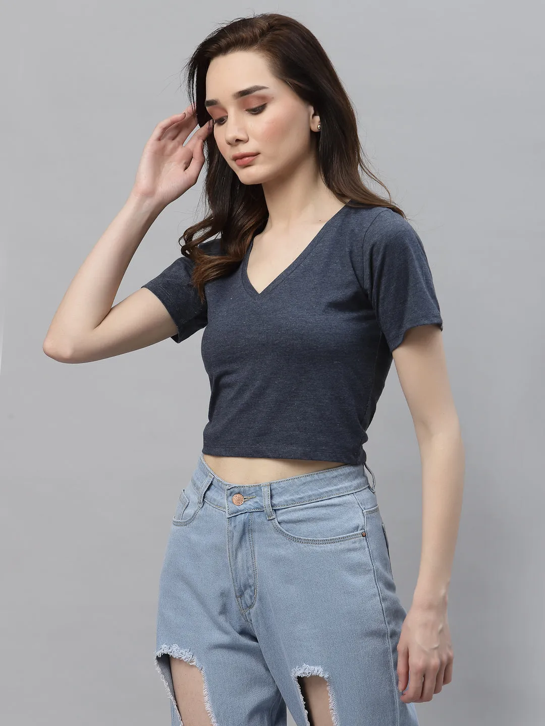 Basic V Neck Top