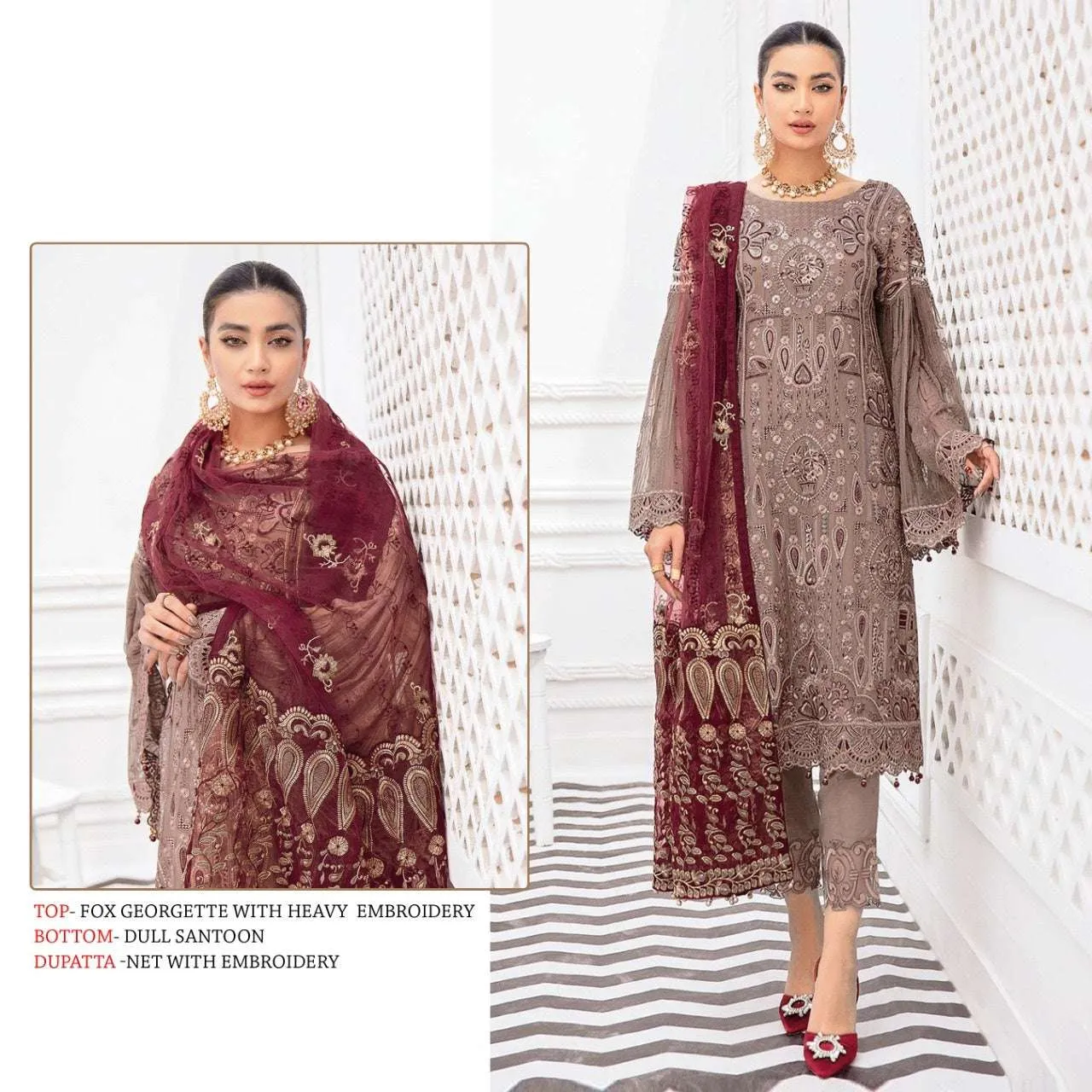 Beautiful Ethnic Pakistani Salawar Kameez