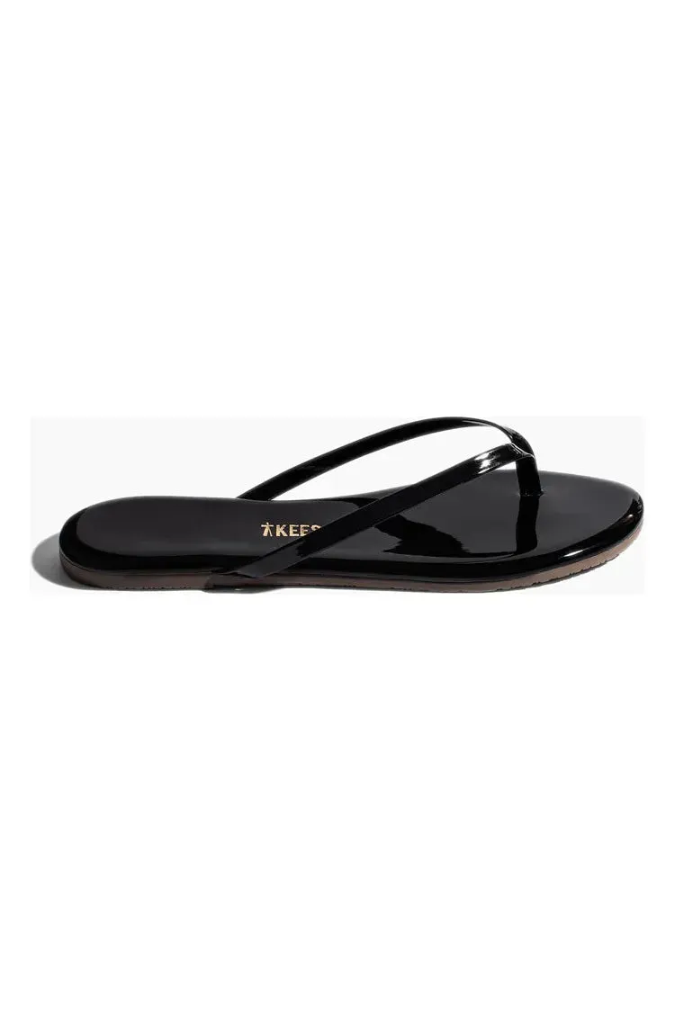 Black Licorice Lily Glosses Flip-Flop