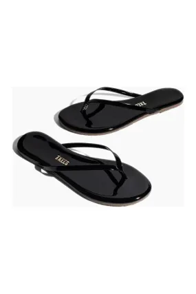 Black Licorice Lily Glosses Flip-Flop