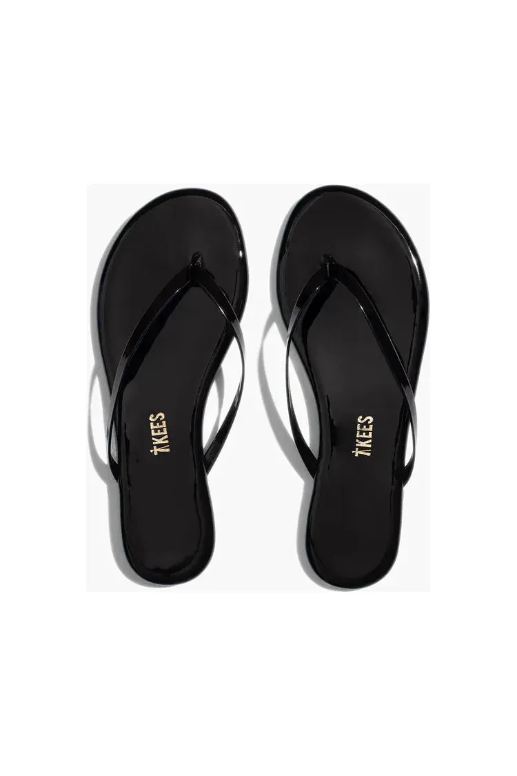 Black Licorice Lily Glosses Flip-Flop