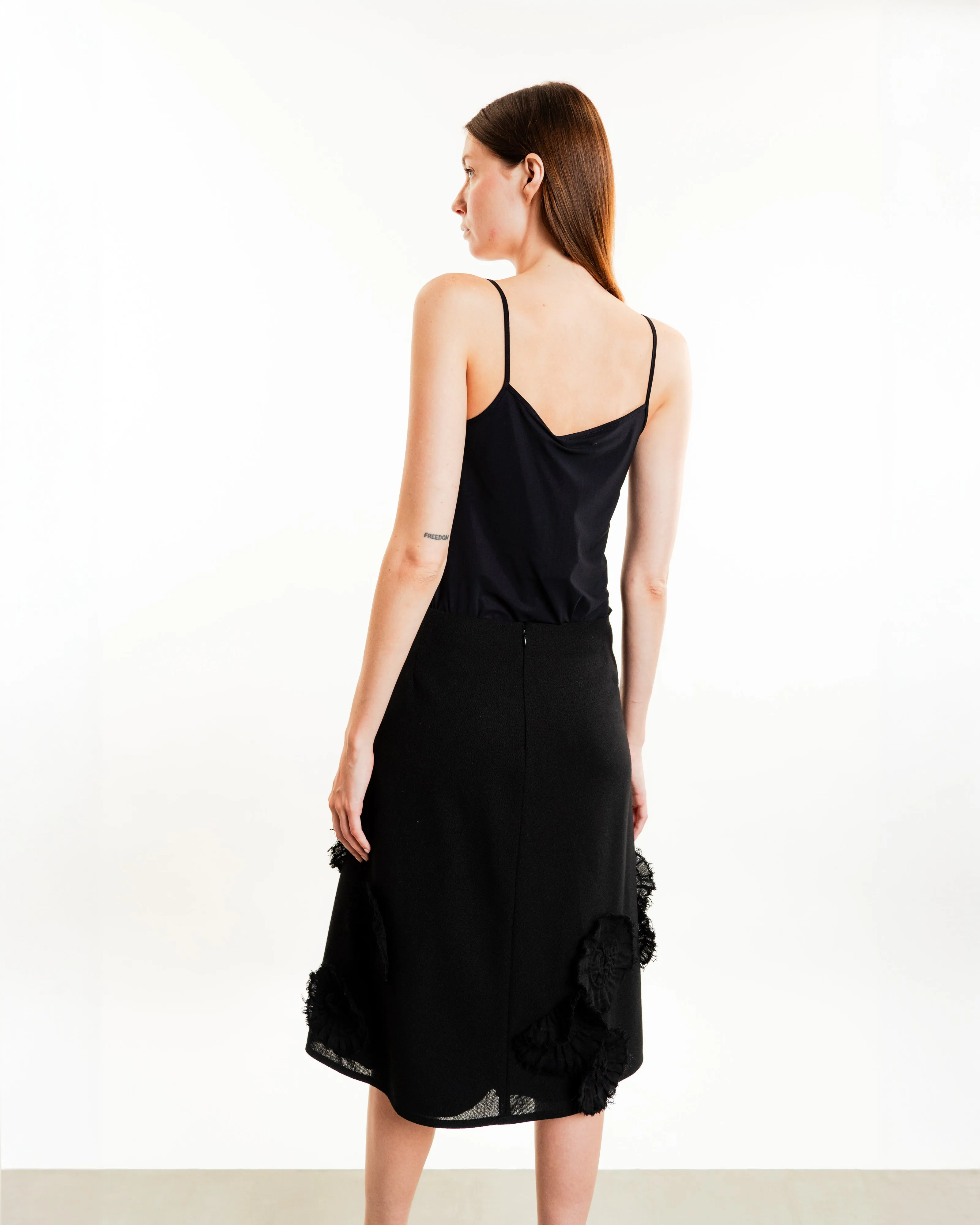 Black  "V" Neck Slip Top