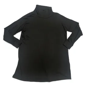 Black Top Long Sleeve By Eileen Fisher, Size: Xs