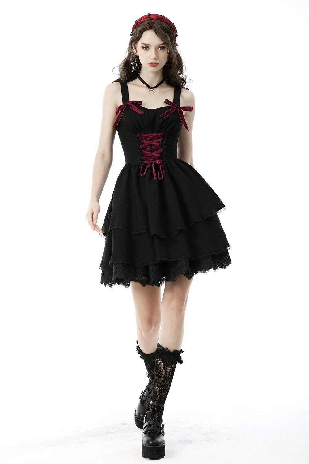 Blood Rose Layered Dress