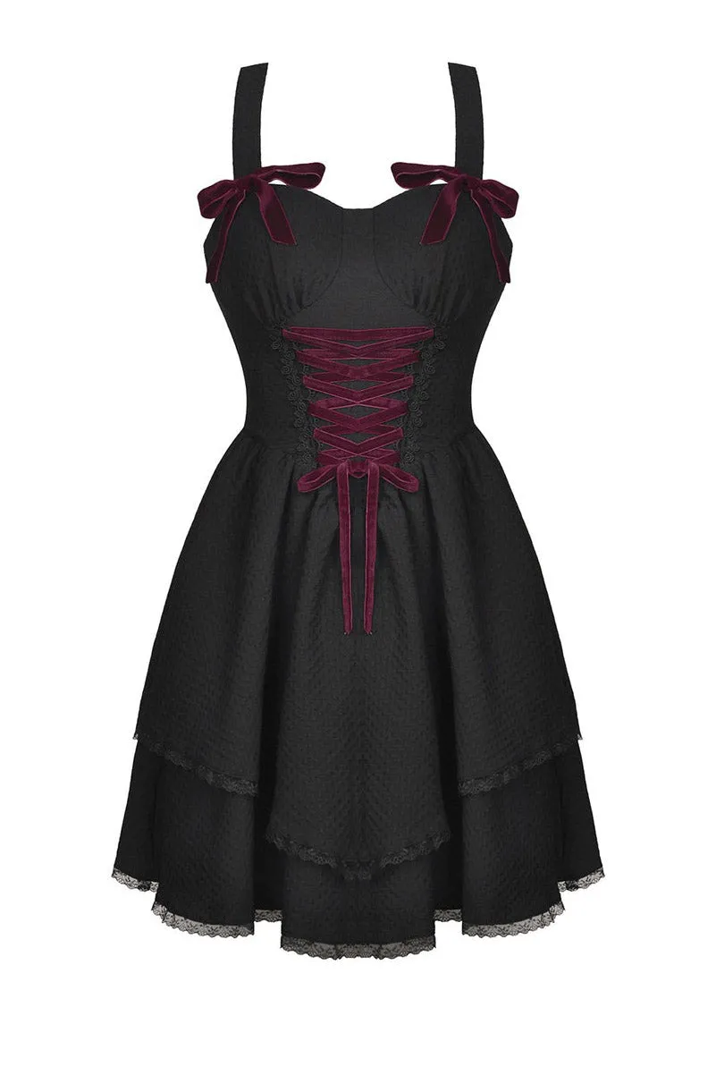 Blood Rose Layered Dress