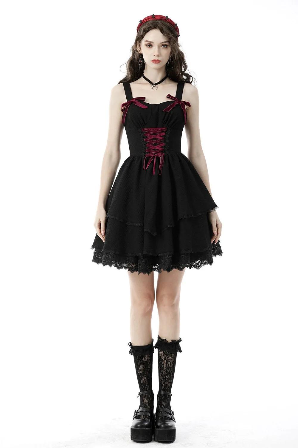 Blood Rose Layered Dress