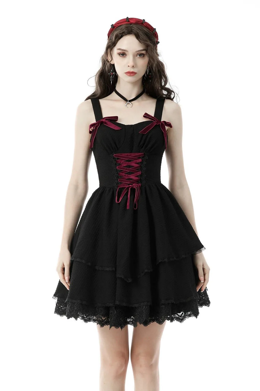 Blood Rose Layered Dress