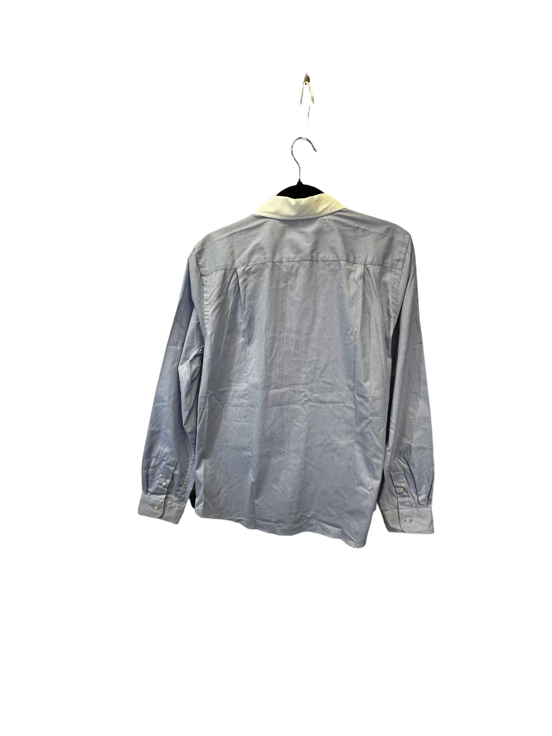 Blue Top Long Sleeve Designer Coach, Size L