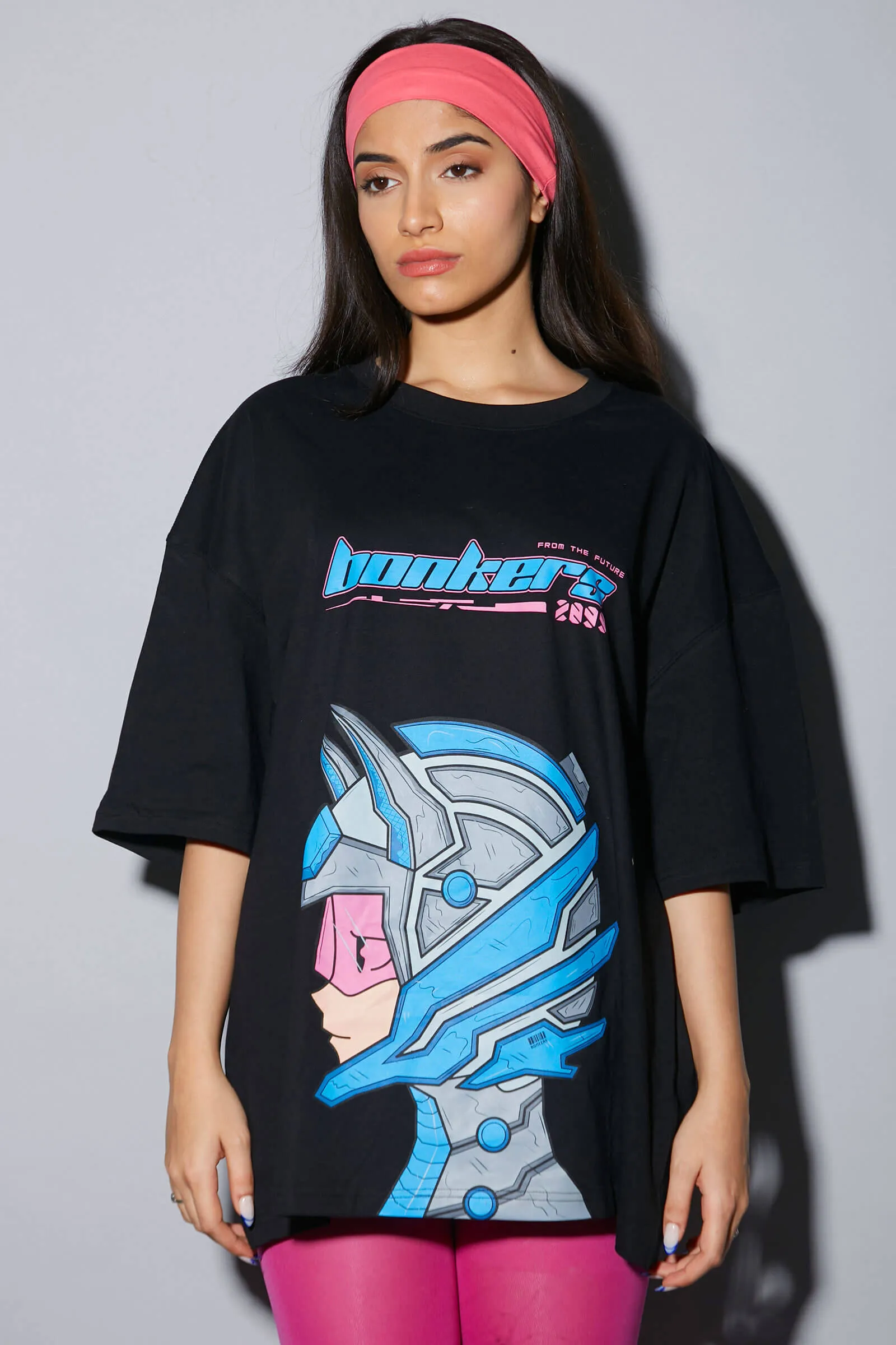 Bonkers Futuristic Oversized T-Shirt