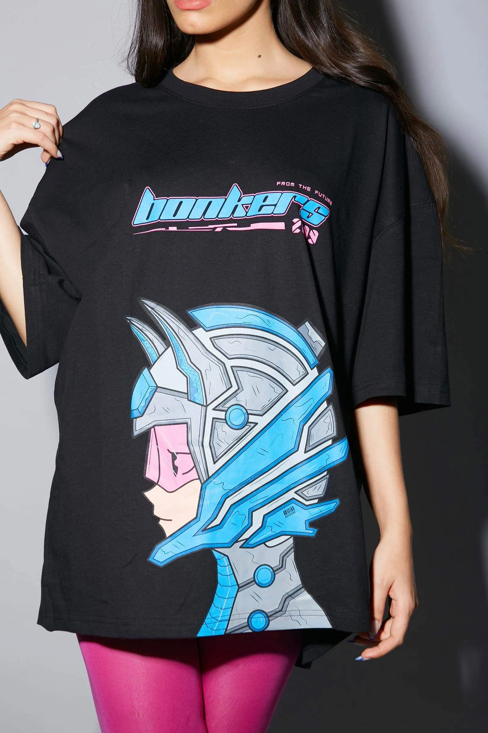 Bonkers Futuristic Oversized T-Shirt