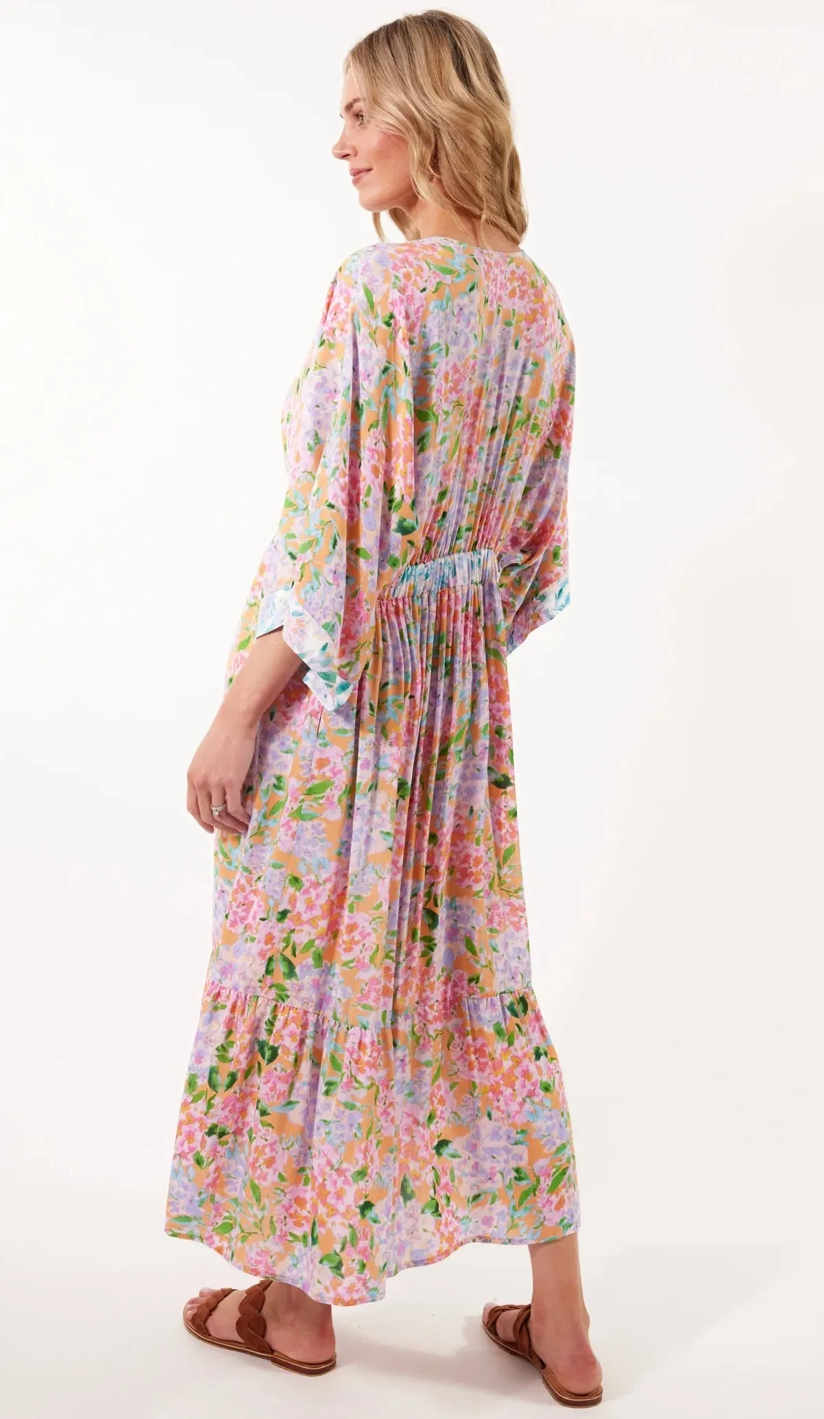 Botanical Relax Dress Sunset Hydrangea