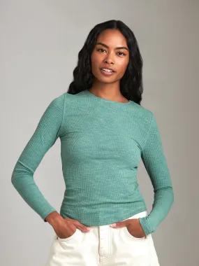 Bryony Crewneck Long Sleeve Top