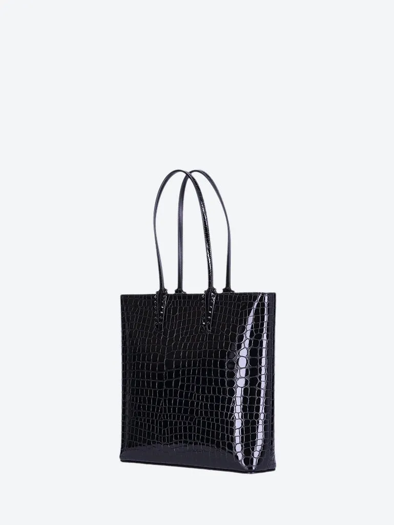 Cabata zipped leather tote bag