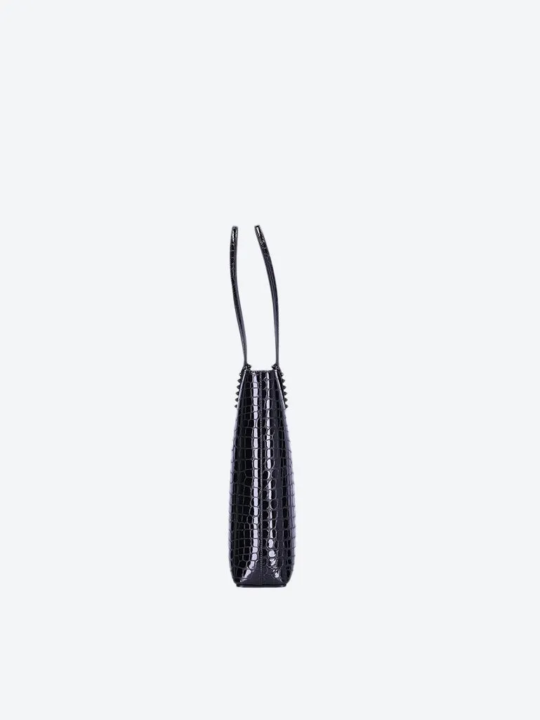 Cabata zipped leather tote bag