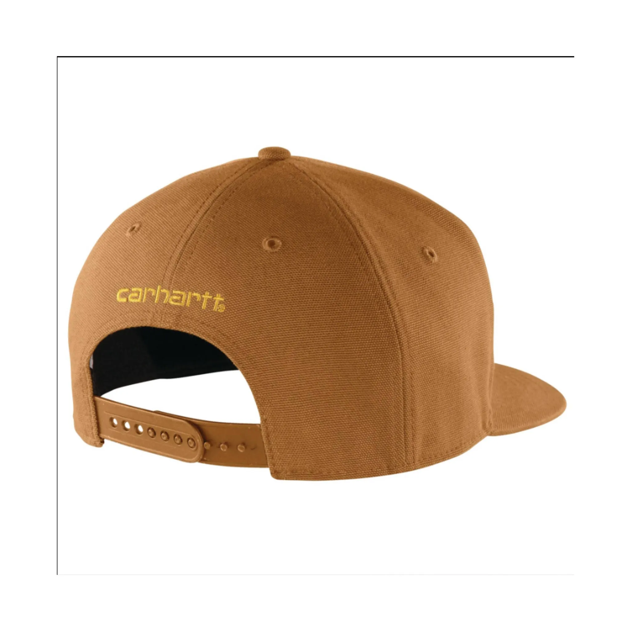 Carhartt Firm Duck Flat Brim Cap - Carhartt Brown