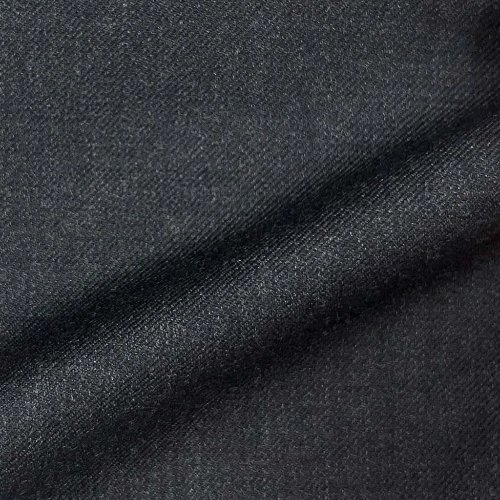 Charcoal Grey Plain Weave