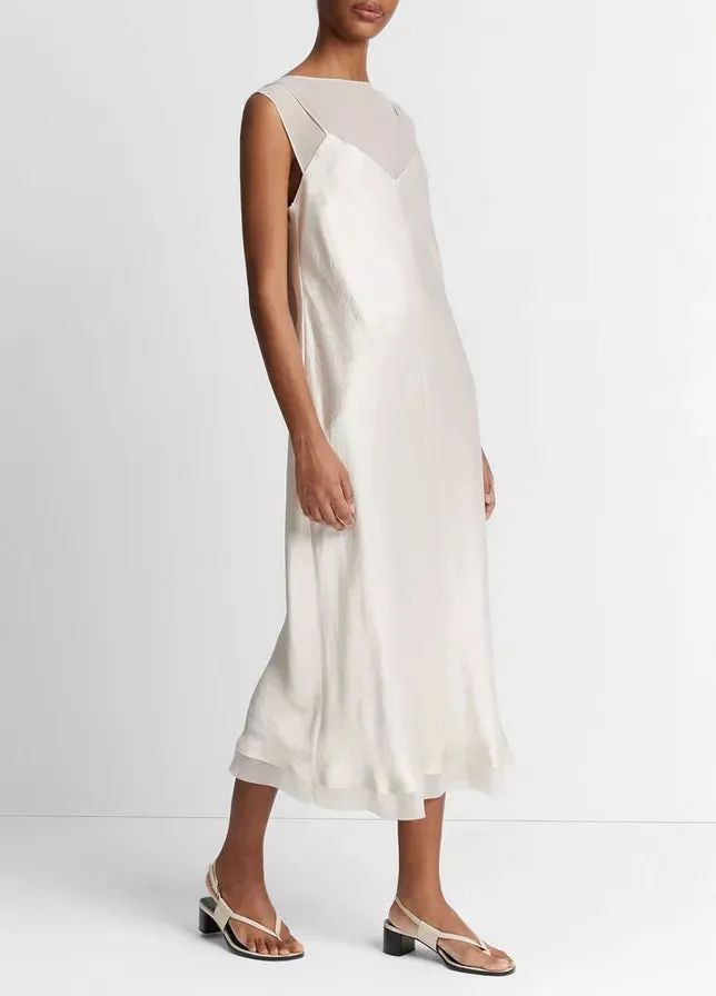 Chiffon Layered Slip Dress