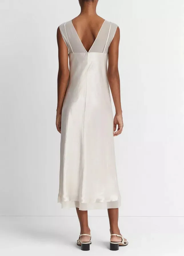 Chiffon Layered Slip Dress