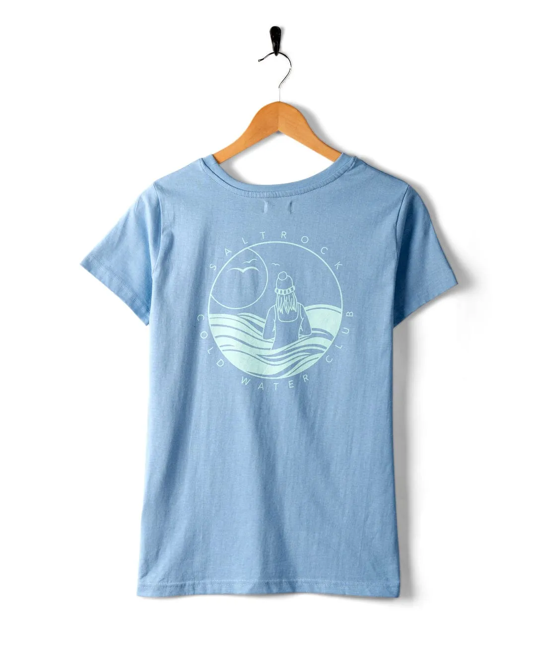 Cold Water Club - Womens T-Shirt - Blue