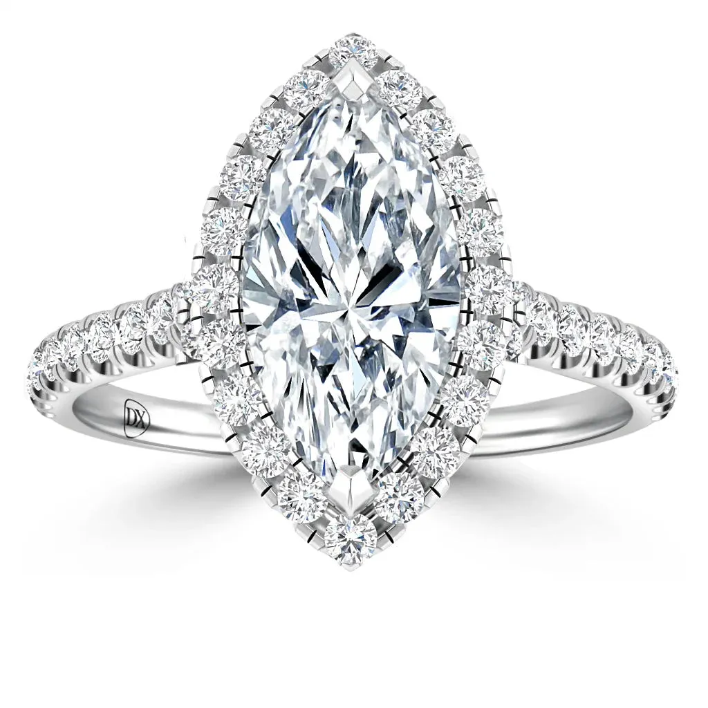 Colette - 18ct White Gold - Marquise