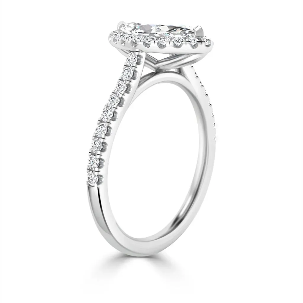 Colette - 18ct White Gold - Marquise