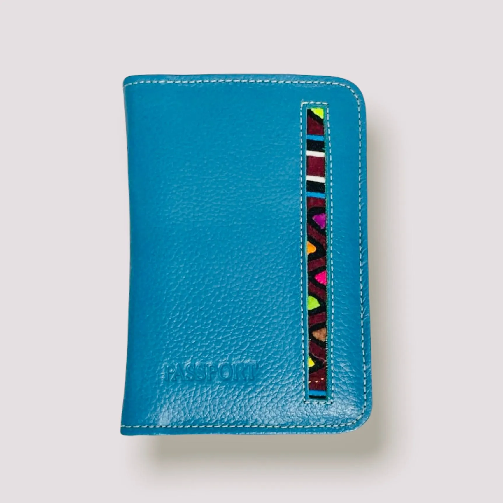 Colorful Passport Travel Wallets | Mola Embroidery