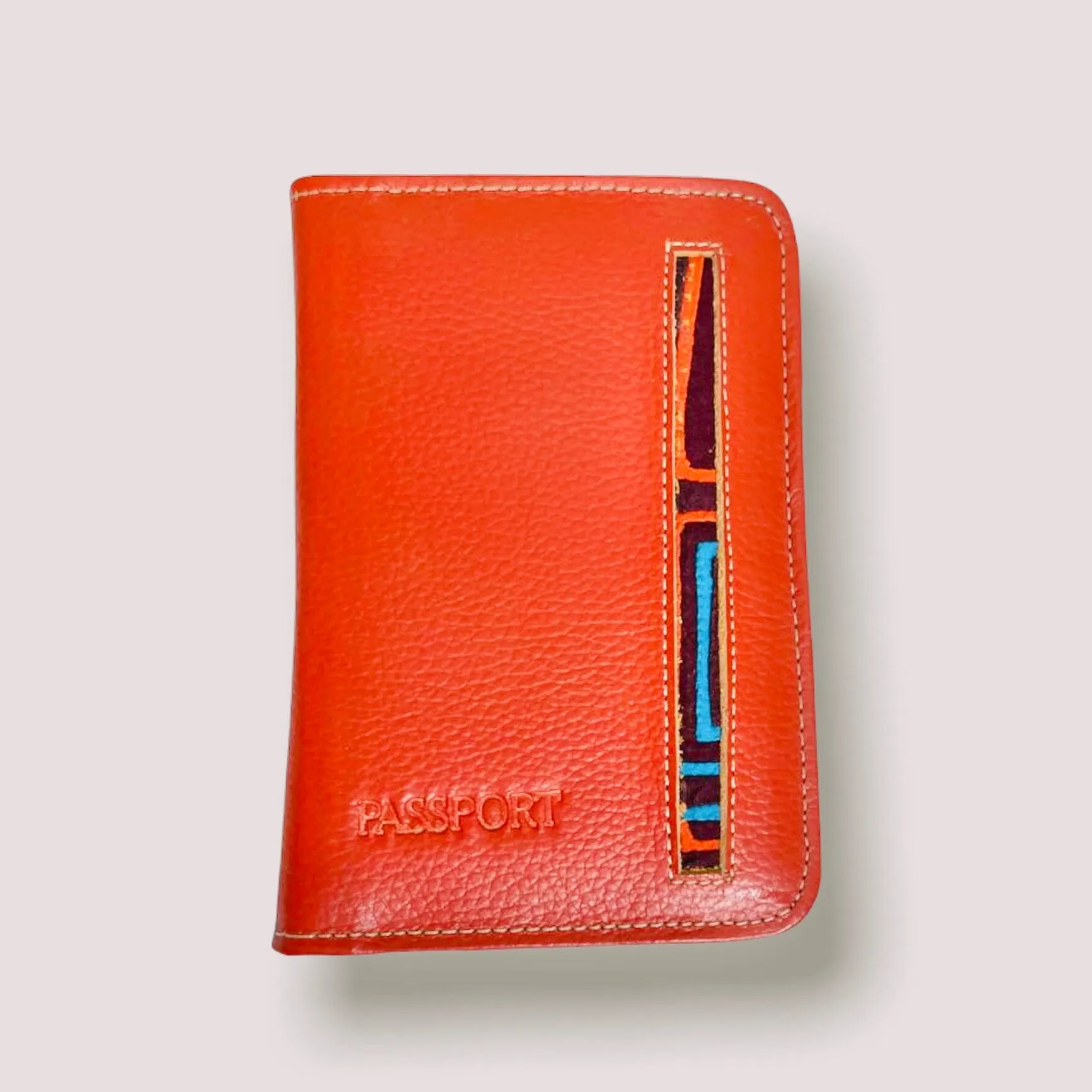 Colorful Passport Travel Wallets | Mola Embroidery