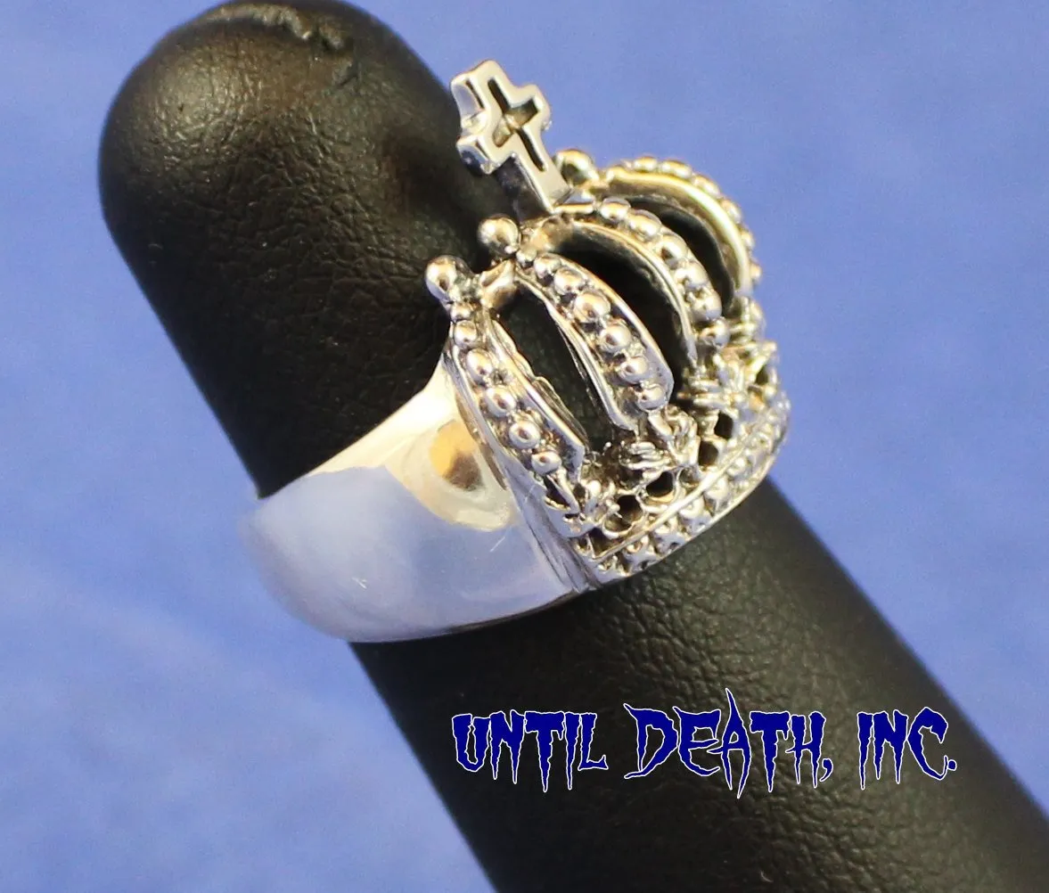 Cross & Crown in STERLING SILVER-UDINC308