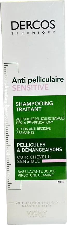 dercos Anti-dandruff Shampoo For Sensitive Scalp 200ml