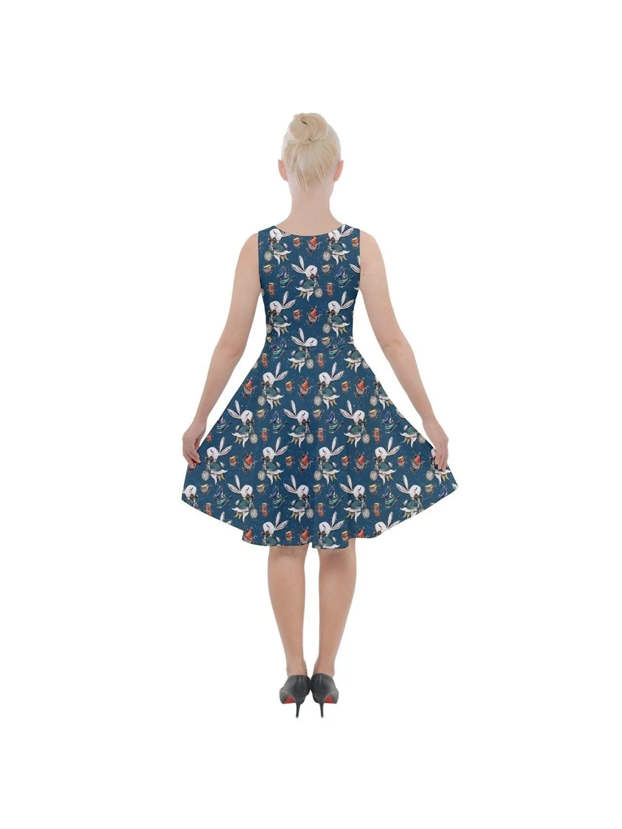 Down the Rabbit Hole Skater Dress