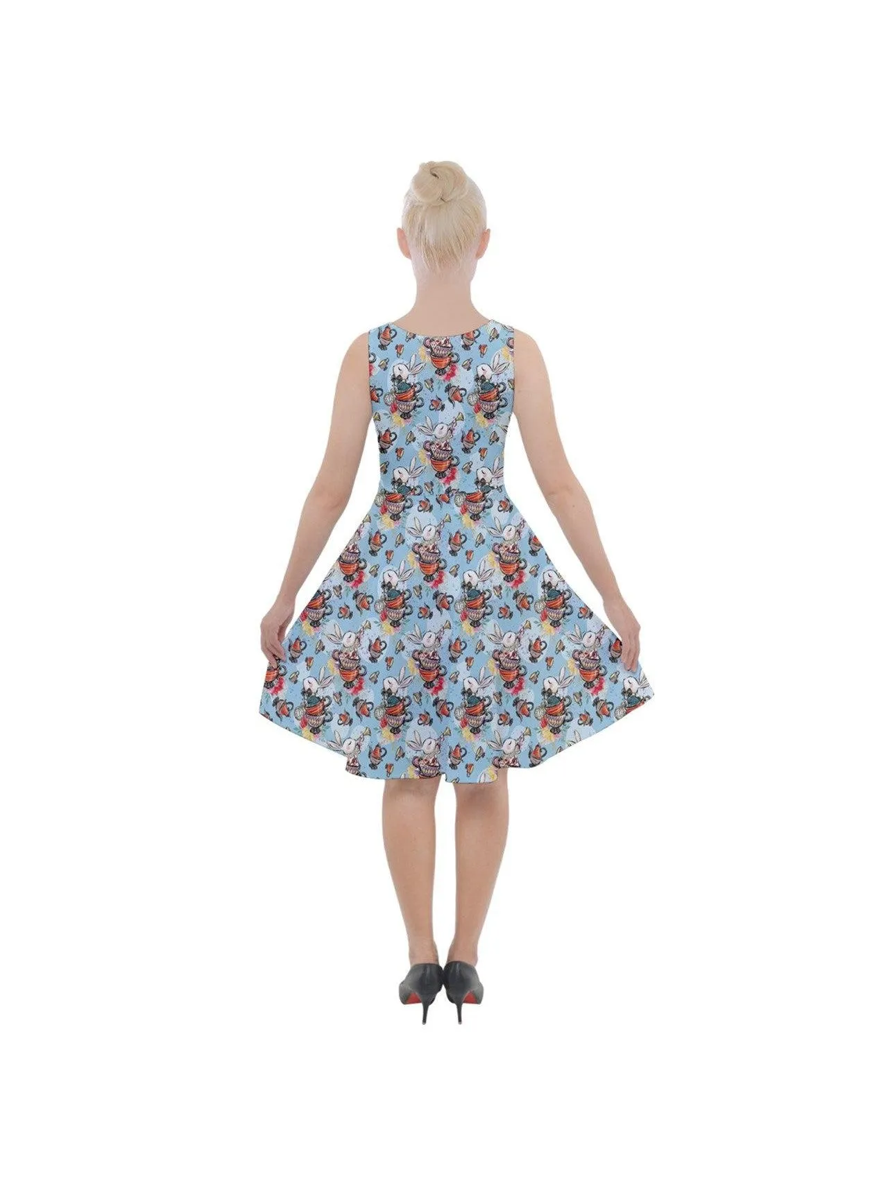 Down the Rabbit Hole Skater Dress