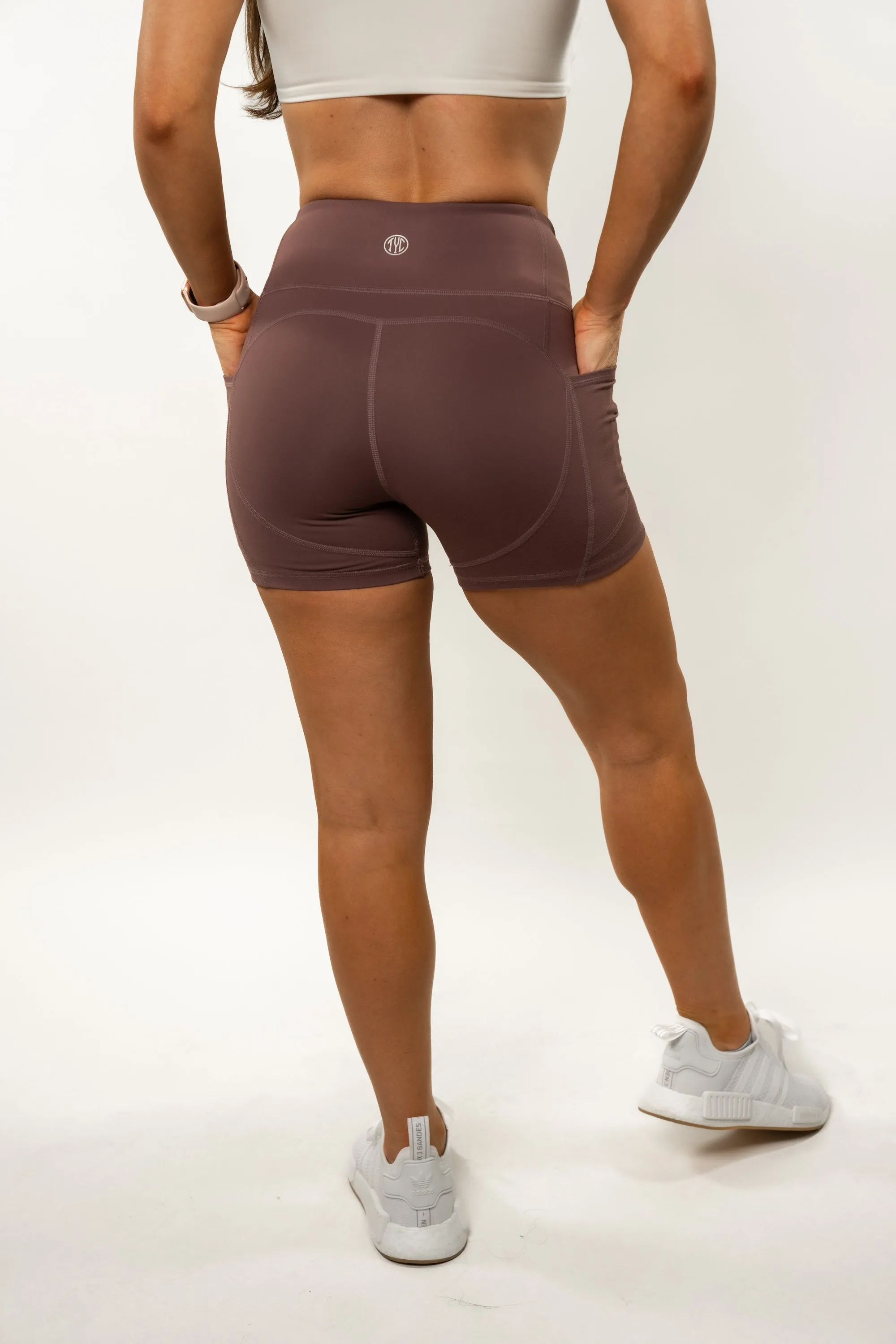 Effortless Heart Booty Shorts - Twilight