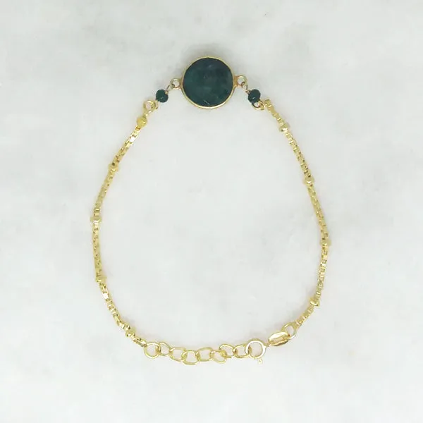 Emerald Single Bracelet