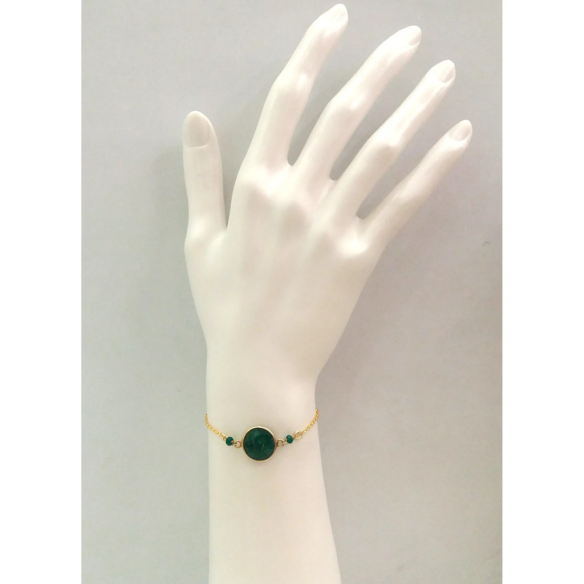 Emerald Single Bracelet