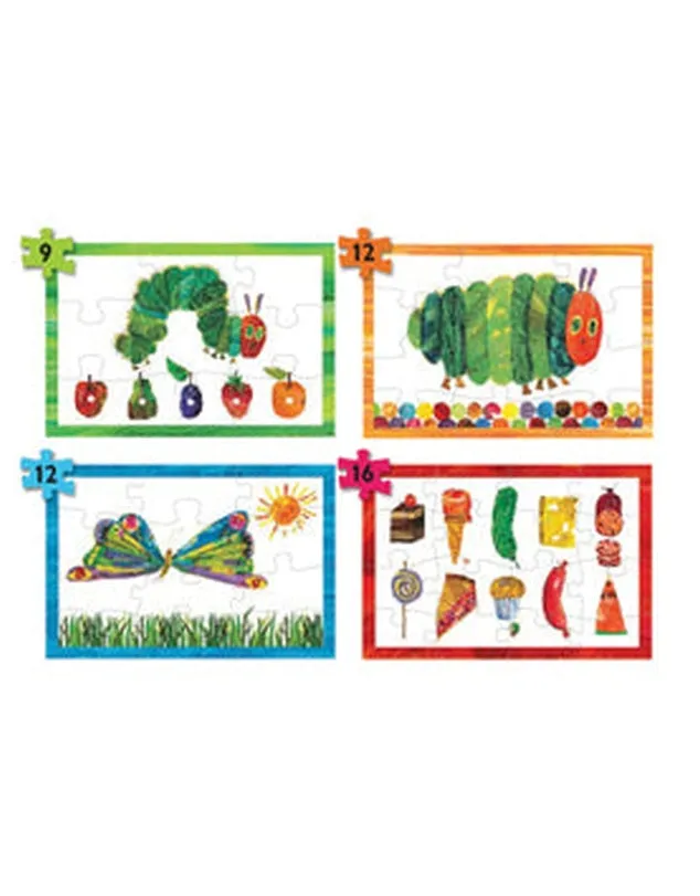 Eric Carle VHC 4-in-1 Wood Puzzle Box