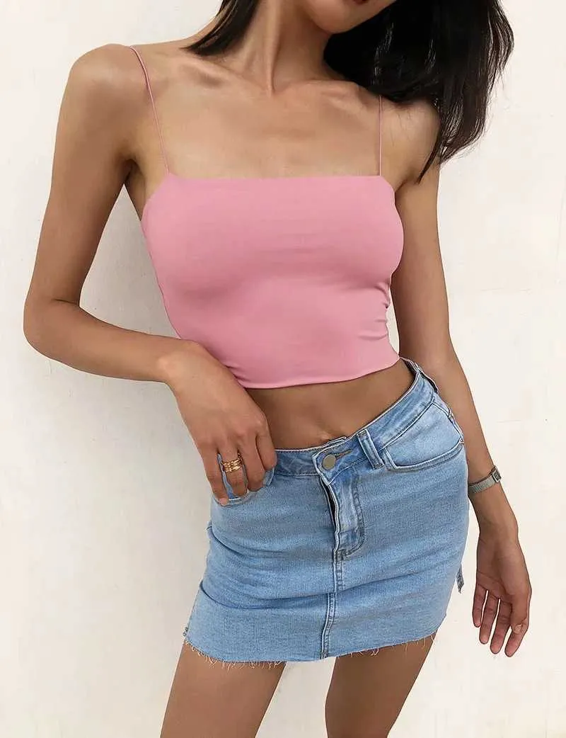 Essential Basics Under $10 Neon Crop Top Tanks