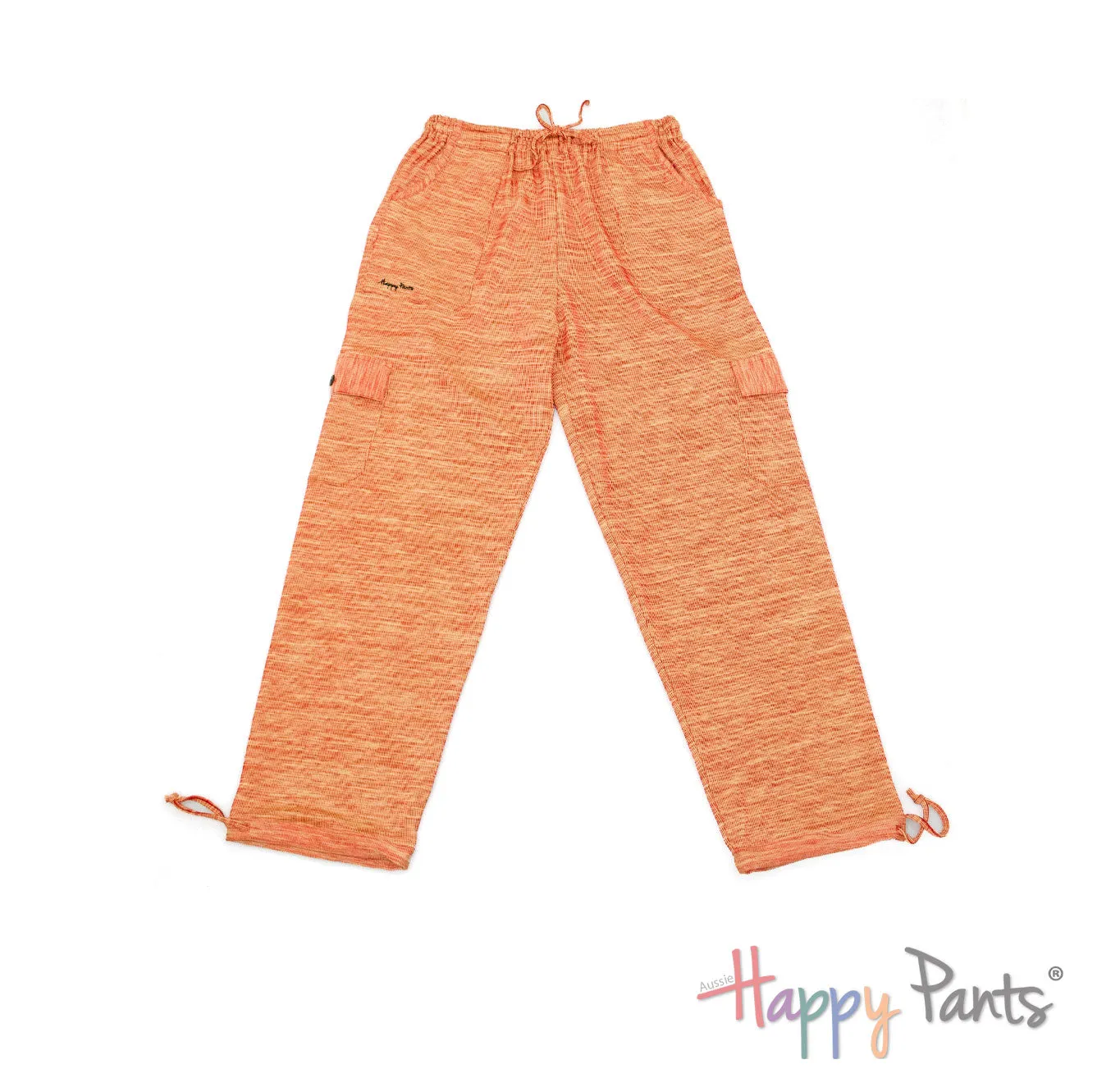 Evening Sunset Orange Women Happy Pants