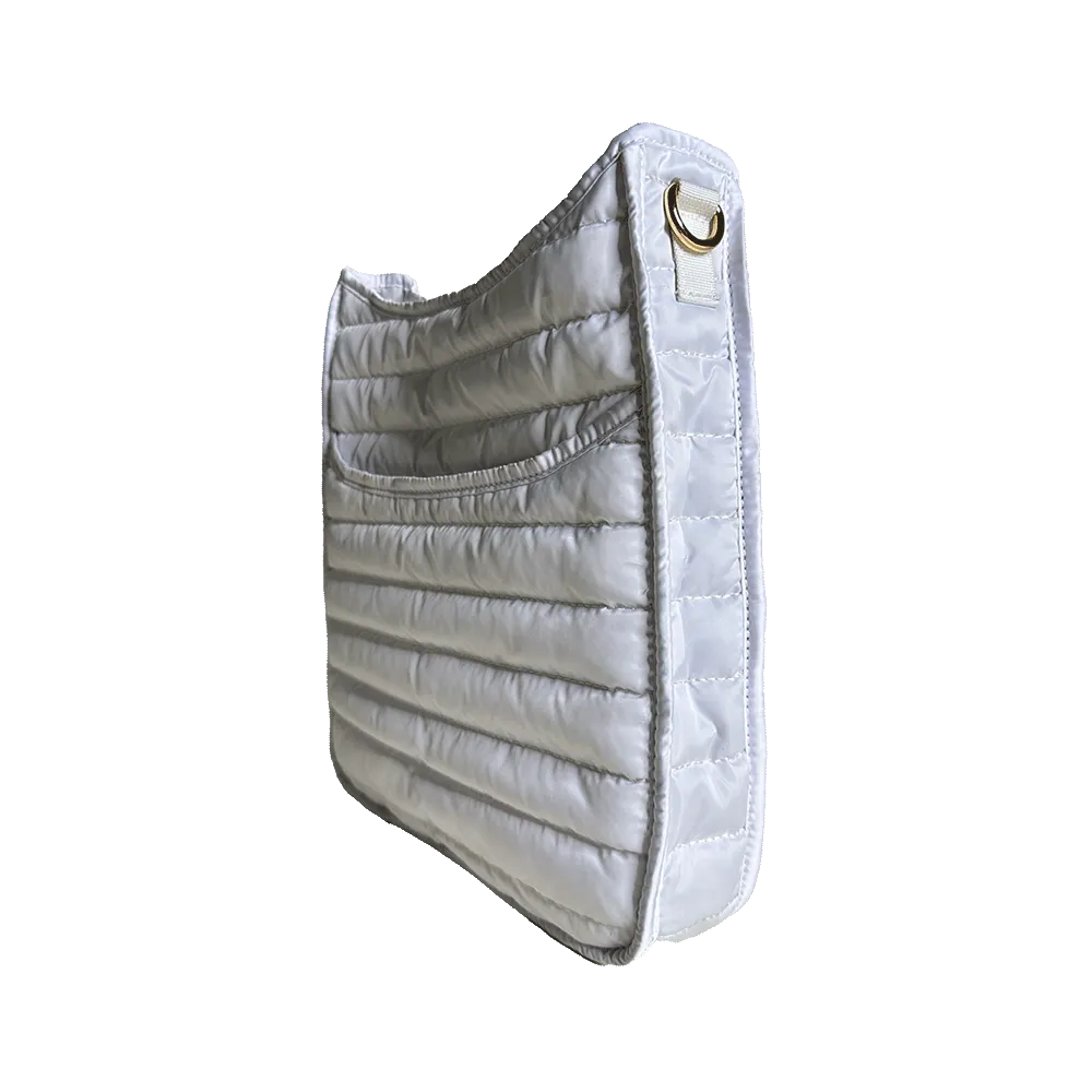 Everly Quilted Puffy Messenger Bag