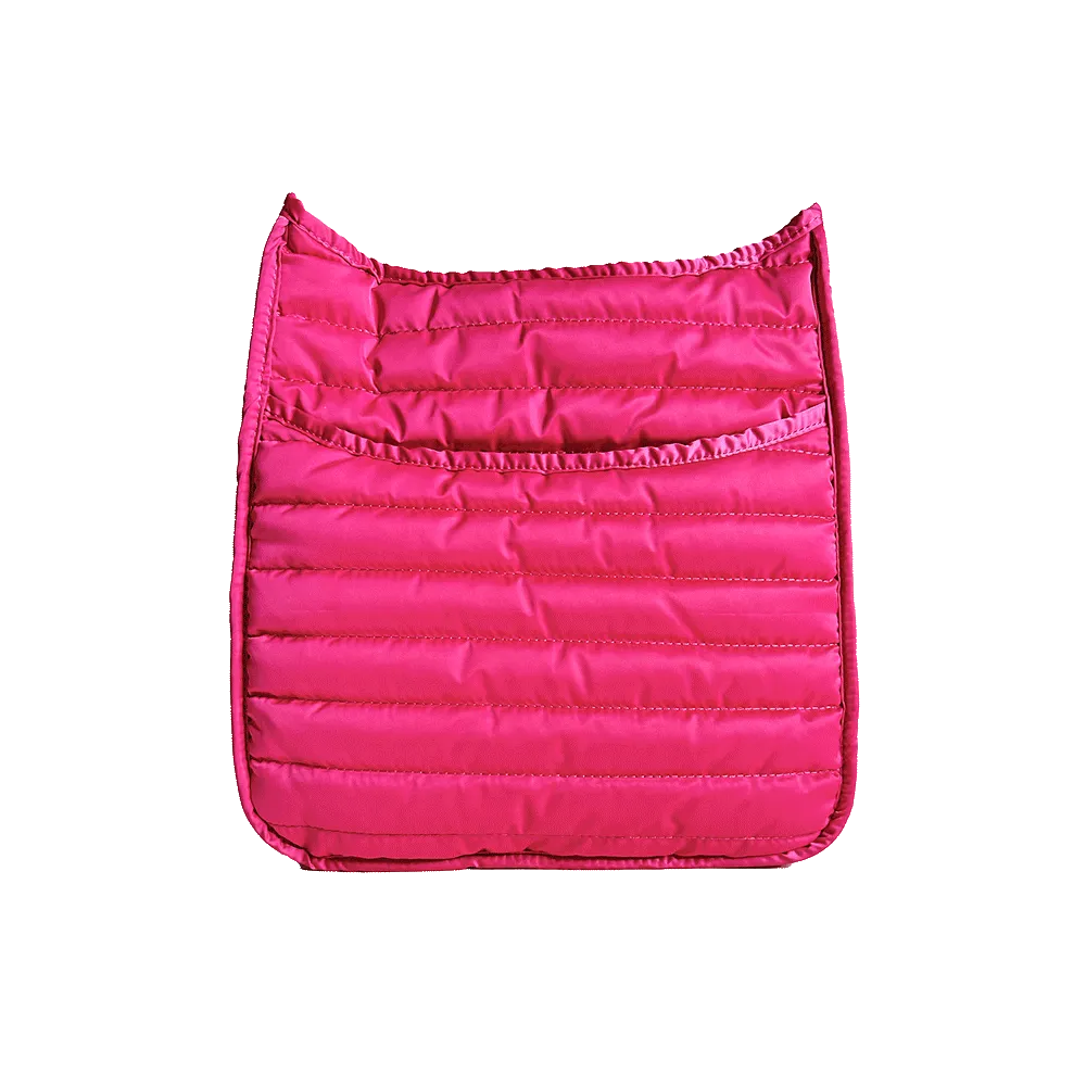 Everly Quilted Puffy Messenger Bag